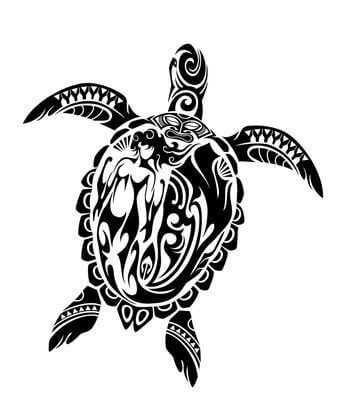 15+ Native American Turtle Tattoo Ideas | PetPress Hawaiian Turtle Tattoos, Stammestattoo Designs, Tato Maori, Sea Turtle Tattoo, Turtle Tattoo Designs, Maori Tattoos, Kunst Tattoos, Turtle Drawing, Marquesan Tattoos