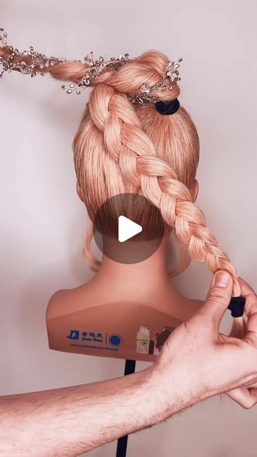 Mark Nelson-Wolter on Instagram: "✨💕 QUICK EASY BRAID UP DO DETAIL! Hair Up Do Tutorials @markjohnhair LONDON . #hairtutorials #hairvideos #braidstyles #braidideas #braids #braidgang #braider #braidhair #braidhairstyles #updo #updos #hairup #hairups #hairdo #halloween #halloween🎃 #halloweencostume #bridalhair #weddinghair #bridalhairstyles #reel #réel #reelitfeelit #igreels #artist #hairart #artistichair #artistic #art" Hair Up Do, Easy Braids, Artistic Hair, Hair Art, Halloween Halloween, Braid Styles, Hair Videos, Hair Updos, Up Hairstyles