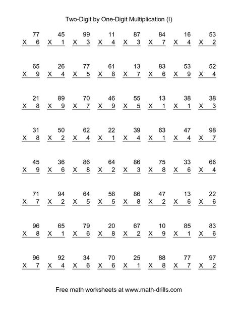 Multiplication Worksheets 6th Grade Printable 4th Grade Multiplication Worksheets, 4th Grade Multiplication, Printable Multiplication Worksheets, Multiplication Facts Worksheets, Math Division Worksheets, Math Multiplication Worksheets, Third Grade Math Worksheets, Maths Worksheet, 6th Grade Worksheets