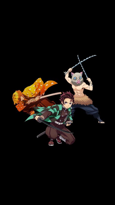 Demand Slayer, Tanjiro Inosuke Zenitsu, Zenitsu Wallpaper, Inosuke Zenitsu, Demon Slayer Wallpaper, Rock Lee Naruto, Lee Naruto, Sinchan Cartoon, Anime Cupples