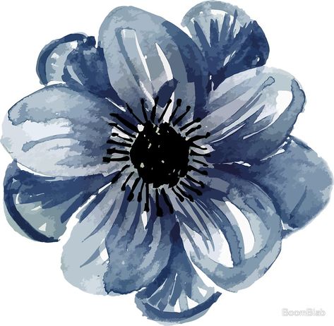 Blue watercolour flower pattern A Flower Drawing, Blue Scrapbook, Watercolor Flowers Pattern, Watercolour Flower, Blue Drawings, Dark Blue Flowers, Art Mediums, Flower Drawings, Scrapbook Background