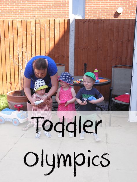 Toddler sports that can be done as part of a mini celebration for the summer olympics or as a sporting celebration any time. Sports Day For Toddlers, Sports Day Games, Sports Day Activities, Preschool Olympics, Kids Olympics, Sport Ideas, Game Day Quotes, Olympics Activities, Toddler Sports