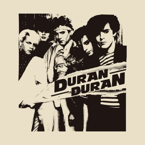 Duran Duran || Vintage Retro Halftone Style || Fan Art Design - Duran Duran - T-Shirt | TeePublic Duran Duran Poster Vintage, Duran Duran Shirt, Duran Duran Poster, Kai Arts, Room Prints, Boho Clothes, Ville Valo, Duran Duran, Fashion Victim