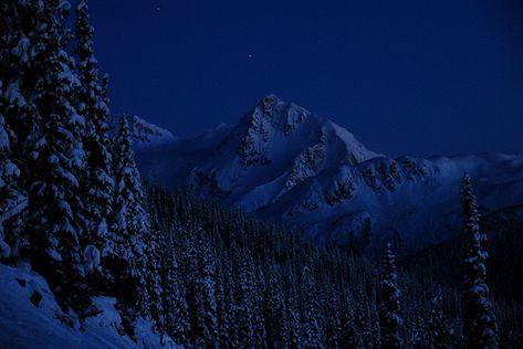 Snowy Mountains At Night, Wolf Shapeshifter, Winter Overlays, Axis Mundi, Mountains At Night, Snow Night, Snowy Mountains, Artistic Inspiration, Reference Photos