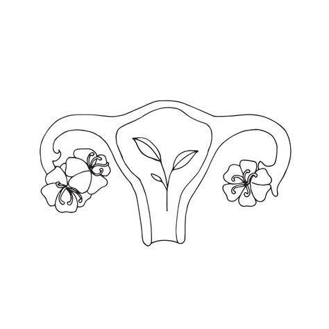 Download the vector illustration. female uterus and flowers. symbol of pregnancy, childbirth, motherhood, breastfeeding. femininity and natural motherhood. 10403093 royalty-free Vector from Vecteezy for your project and explore over a million other vectors, icons and clipart graphics! Uterus Drawing, Uterus Illustration, Utero Tattoo, Midwife Art, Natural Motherhood, Feminine Illustration, Motherhood Illustration, Pregnancy Tattoo, Uterus Art