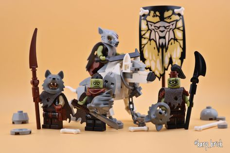 Wolffang Clan – Lego wolf riders. | Lego orcs and Lego wolf | Flickr Lego Castle Minifigures, Lego Fantasy Moc, Lego Wolf, Lego Forestmen, Lego Creations Instructions, Lego Dnd, Lego Figurine, Lego Dinosaur, Lego Dragon