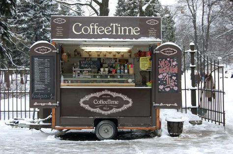 start a coffee stand Mini Food Truck, Coffee Food Truck, Starting A Coffee Shop, Mobile Cafe, Mobile Coffee Shop, Coffee Trailer, Opening A Coffee Shop, Coffee Van, Coffee Shop Business