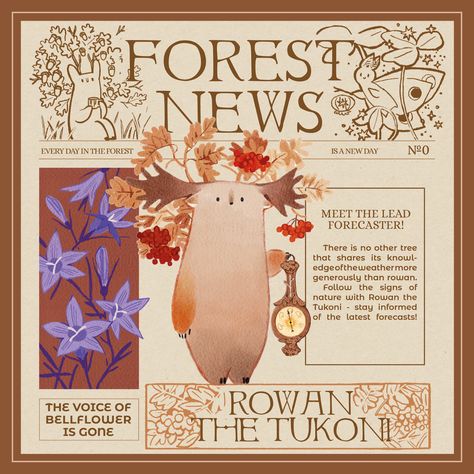 Weather Folklore, Forest Spirit Art, Comics Storytelling, Folklore Illustration, Folklore Pattern, Folklore Creatures, Faerie Ring, Forest Logo, Woodland Illustration