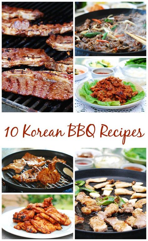 Korean Bbq Recipes, La Galbi, Korean Bbq At Home, Korean Bbq Grill, Easy Korean Recipes, Bbq Recipe, Bbq Side Dishes, Bbq Dishes, Korean Cooking