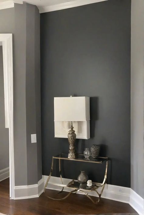 Caviar wall paint, living room renovation, interior design, color selection Caviar Sw Paint, Caviar Sherwin Williams, Caviar Paint, Living Room 2024, Travel Trailer Living, Living Room Renovation, Trailer Living, Room Renovation, Cute House