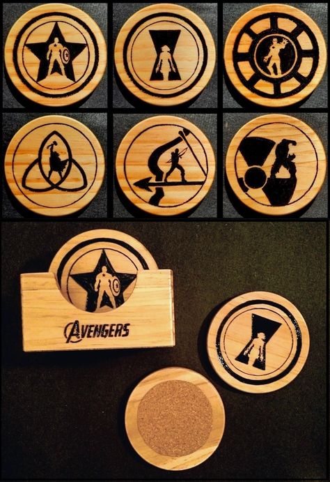 Coaster Set, Avengers, Coasters