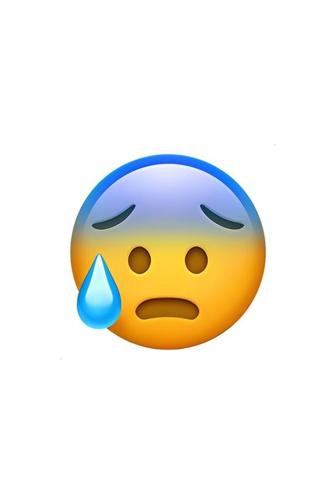 Worried Emoji, Nervous Emoji, Scared Emoji, Emoji Ip, Surprised Emoji, Fake Iphone, Ios Emojis, Emojis Iphone, Apple Emojis