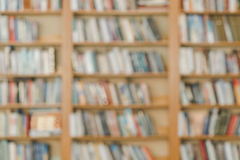 Blurred bookshelves in library Photo | Free Download Study Room Background For Zoom, Blured Portrait Background, Library Background, Background Zoom, Virtual Background, Blur Image, Video Project, Office Background, Presentation Backgrounds