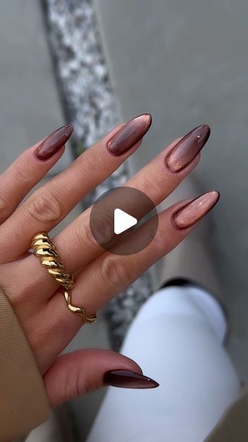 Ainur Rustemova on Instagram: "@noor.nailbar 🤎🍂 @icegel_global Cat eye 🤎 #lanails #lamanicure #pedicurela #losangelesnails" Cat Eye Nail, Star Galaxy, Fingernail Designs, La Nails, Eye Nails, Cat Nails, Cat Eye Nails, December 8, Clean Beauty