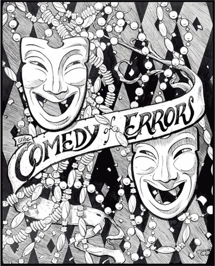 The Comedy of Errors Shakespeare Posters, The Comedy Of Errors, Comedy Of Errors, Shakespeare Love, Theatre Posters, Fall Shows, Making Money From Home, Shakespeare Plays, Theatre Poster