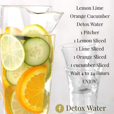 Lemon Lime Water, Healthy Water Recipes, Cucumber Detox Water, Fruit Infused Water Recipes, Flavored Water Recipes, Lime Water, Lemon Water Benefits, Cucumber Water, Infused Water Recipes