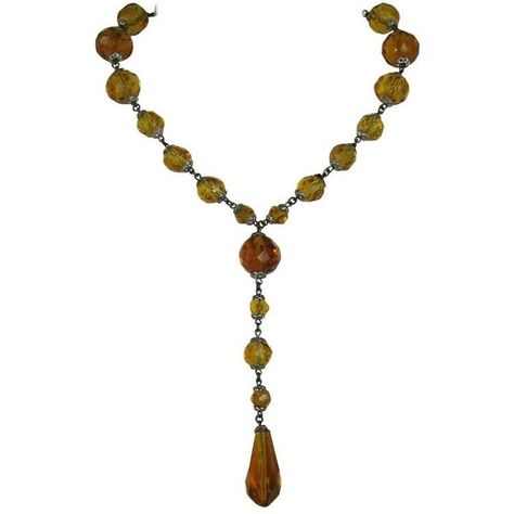 Preowned 1920s Art Deco Amber Glass Sautoir Necklace (406.235 CLP) ❤ liked on Polyvore featuring jewelry, necklaces, beaded necklaces, brown, amber jewelry, glass jewelry, flapper necklace, 1920s necklace and brown necklace Art Deco Jewelry 1920s, Art Deco Jewellery Design, 1920s Necklace, 1920s Jewelry, Brown Beaded Necklace, Necklaces Beaded, Amber Bead Necklace, Flapper Necklace, Brown Jewelry