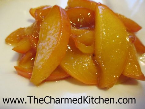 Charmed Kitchen, Peach Pancakes, Glazed Peaches, Peach Preserves, Broiled Chicken, Peach Ice Cream, Honey Ginger, Glazed Carrots, Peach Slices