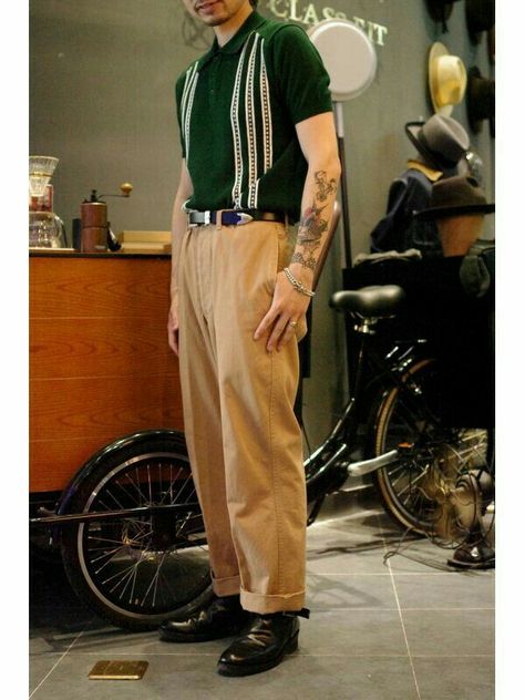 Outfit Guys, Mafia Style, Retro Italian, Style Polo Shirt, Italian Mafia, 70s Inspired Fashion, Traje Casual, Men Shirts, Latest Mens Fashion