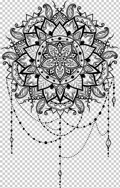 Mandala Geometric Tattoo, Rakel Sablon, Drawing Library, Floral Icons, Dotwork Tattoo Mandala, Wallpapers Halloween, Images Noêl Vintages, Mandala Png, Intricate Mandala