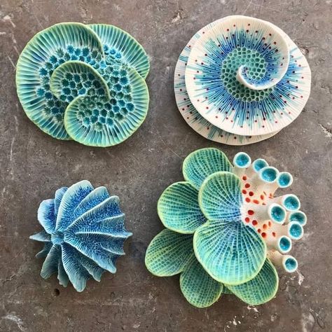 Beautiful Word, Coral Art, Pottery Crafts, Diy Pottery, Ceramics Pottery Art, Ceramics Projects, Clay Art Projects, Ceramics Ideas Pottery, Art Clay