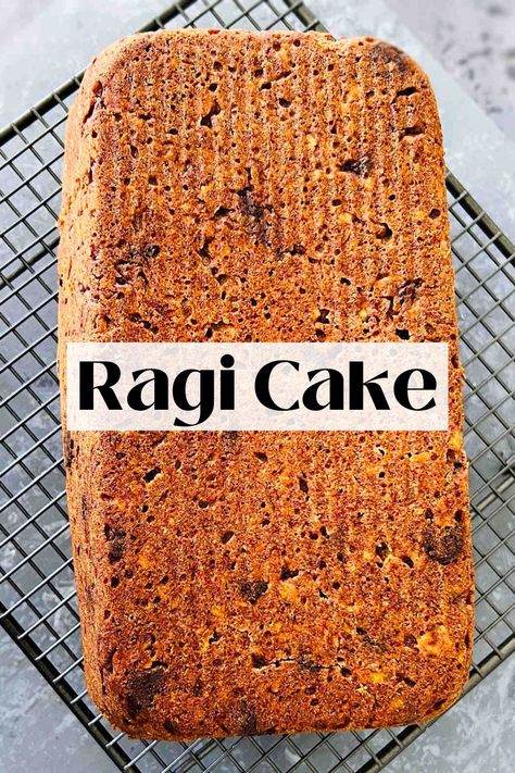 Indulge in the wholesome goodness of this delectable ragi cake. Made with finger millet flour and ripe bananas, this eggless and gluten-free delight is a treat for both your taste buds and well-being. Bursting with the natural sweetness and flavor of bananas, each bite reveals a moist and tender crumb that will leave you craving more. Packed with the goodness of millet, ragi banana cake can be enjoyed as a snack or dessert. Millet Snack Recipes, Millet Cake Recipes, Teatime Cakes, Millet Cake, Dessert Eggless, Dry Cakes, Millet Recipe, Gfcf Diet, Malt Recipe