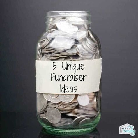 5 unique fundraiser ideas! Donation Jars Ideas Fundraising, Fall Fundraising Ideas, Unique Fundraiser Ideas, Fundraising Ideas For Kids, Group Fundraising Ideas, Christmas Fundraising Ideas, Charity Fundraising Ideas, Pto Fundraisers, Band Booster