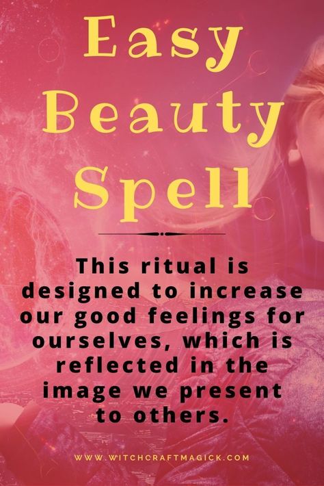 Witchy Beauty Tips, Clear Skin Spell, Spell For Beauty, Glamour Witch, Beauty Spell, Witchcraft Tips, Wicca Recipes, Goddess Spirituality, Mind Health