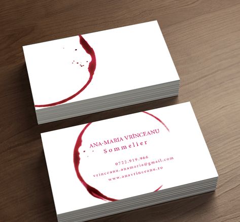 Coffee Shop Business Card, Wine Names, Buisness Cards, Name Card Design, Wine Label Design, Visiting Card Design, Wine Stains, Wine Brands, Wine Design