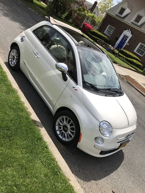 White Fiat 500 Aesthetic, Fiat 500 Automatic, Fiat Convertible, Fiat 500 Convertible, Fiat 500 Aesthetic, Fiat 500 White, Fiat 500 Interior, Fiat 500 Cabrio, Fiat 500 S