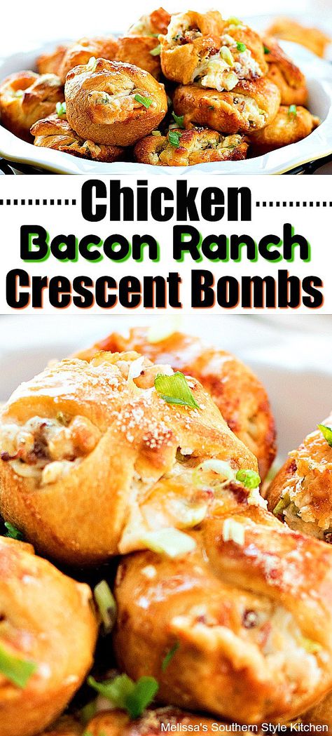 Chicken Bacon Ranch Crescent Bombs Chicken Bacon Ranch Pockets, Chicken Bacon Ranch Hot Pockets, Chicken Bacon Ranch Biscuits, Pillsbury Cheesy Chicken Bacon Ranch Crescent Rolls, Chicken Bacon Ranch Rolls, Chicken Bacon Ranch Bites, Chicken Bombshell, Chicken Bacon Ranch Crescent, Food Recipes Cheese