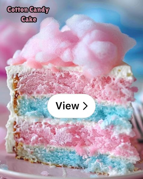 Lemon8 · COTTON CANDY CAKE · @Shirleydaughter Pastel Treats, Cotton Candy Cake, Cotton Candy Cakes, Candy Cake, Cake Gallery, Colorful Cakes, Daughter Birthday, Cotton Candy, Baked Goods