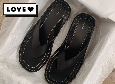 The best leather flip flop sandals that look like The Row - YOU Magazine The Row Ginza Sandal, The Row Ginza, The Row Sandals, Best Leather, Trending Sandals, Flatform Sandals, Leather Flip Flops, George At Asda, Fall Wallpaper