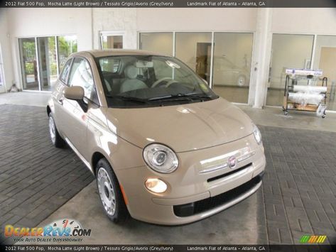 2012 Fiat 500, Fiat 500 Pop, Mocha Latte, Money And Happiness, Fiat 500, Mochi, Mocha, Light Brown, Suv Car