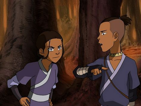 Sokka And Katara, Katara And Sokka, Avatar Aang, Aang, Avatar The Last Airbender, Drawing Base, The Last Airbender, Book 1, Nickelodeon