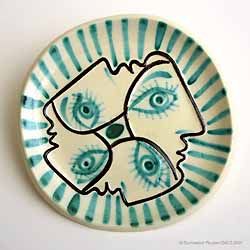 Picasso. Picasso Pottery, Picasso Ceramics, Picasso Cubism, Cubist Movement, Pablo Picasso Art, Art Picasso, Two Eyes, Picasso Art, Land Art