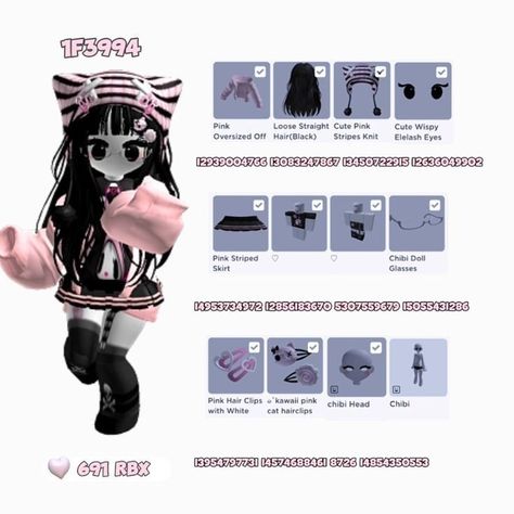 High School Hairstyles, Chibi Doll, Bulletin Journal, Roblox Emo Outfits, Skin Roblox, Diy Slime Recipe, Clothing Studio, Baddie Outfits Ideas, Coding Clothes