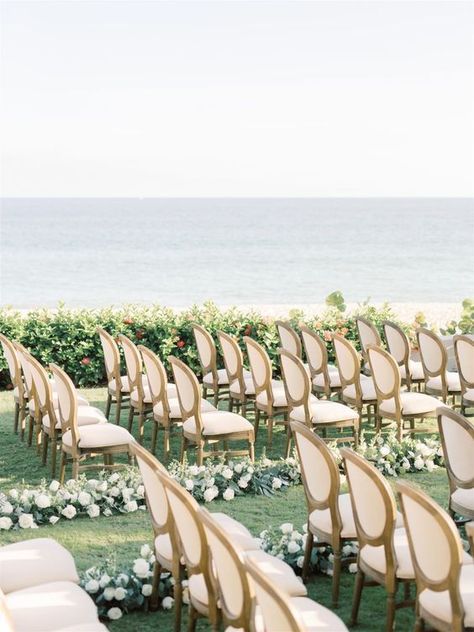 Neutral Wedding Ceremony, Wedding Officiant Business, Beach Wedding Aisles, Best Wedding Ideas, Wedding Color Palettes, Neutral Wedding Colors, Phuket Wedding, Ceremony Design, Wedding Set Up