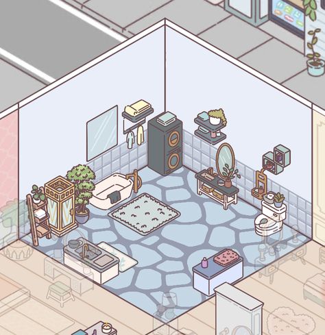 Pocketlove Room Ideas, Pocket Love House Ideas, Pocket Love Game Ideas, Pocket Love Room Ideas, Pocket Love Game, Game Bedroom Ideas, Deco Neko, Pocket Love, Free House Design