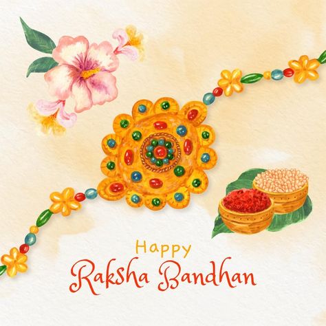 Rakhi Illustration, Raksha Bandhan Illustration, Rakha Bandhan, Rakhi Wishes, Raksha Bandhan Greetings, Happy Sunday Images, Rakhi Cards, Rakhi Festival, Sunday Images