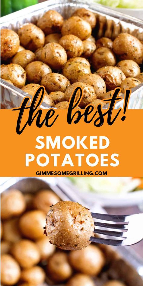 Smoker Thanksgiving Recipes, Thanksgiving Grill Recipes, Smoked Side Dishes Veggies, Smoked Turkey Side Dishes, Side Dishes For Smoked Turkey, Sides For Smoked Turkey, Smoked Thanksgiving Sides, Smoked Thanksgiving Recipes, Potatoes On Smoker