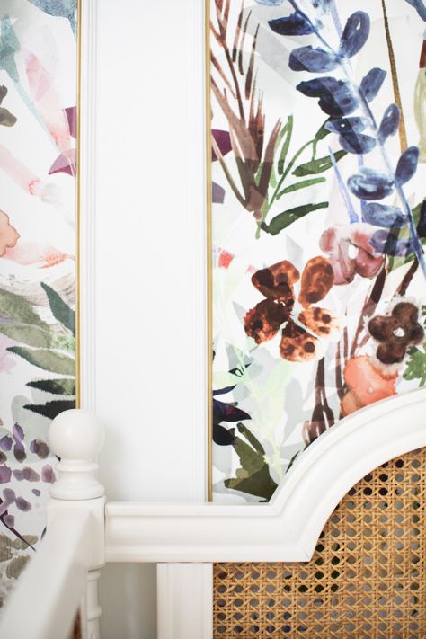 Read More: https://www.stylemepretty.com/living/2019/10/30/secret-garden-floral-inspired-nursery/ Secret Garden Nursery, Marie Flanigan, Hunt Slonem, Garden Nursery, Kids Rooms, Interior Designer, Secret Garden, E Design, Printed Shower Curtain