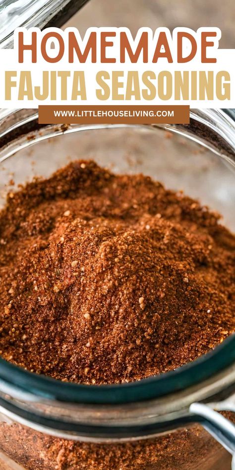 Make your own fajita seasoning with this easy recipe. Perfect for chicken, beef, or vegetable fajitas, this homemade fajita spice blend is full of flavor. Save money and skip store-bought seasonings with this versatile mix made from simple pantry spices. Vegetable Fajitas, Fajita Seasoning Recipe, Fajita Spices, Fajita Vegetables, Casserole Side Dishes, Homemade Fajita Seasoning, Simple Pantry, Seasoning Recipe, Fajita Seasoning