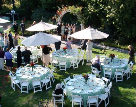 Park And Recreation, Party Layout, Romantic Outdoor Wedding, Outdoor Baby Shower, Round Tables, Intimate Wedding Ceremony, Outdoor Wedding Reception, Wedding Site, Place To Live