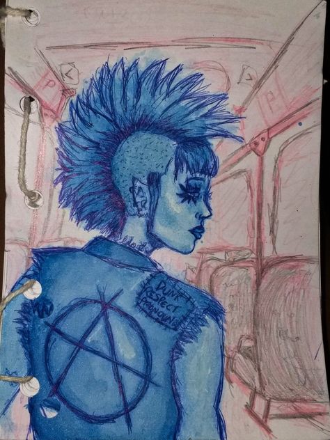 Punk Art Drawings, Punk Character Art, Punk Drawing, Draw Watercolor, Surealism Art, Graffiti Girl, Person Drawing, Moth Art, Arte Punk