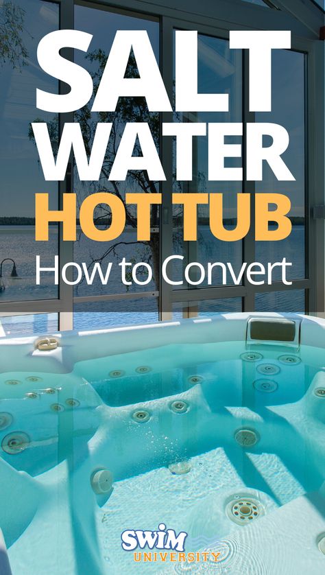 Salt Water Hot Tub, Investment House, Jacuzzi Spas, Hot Tub Patio, Jacuzzi Hot Tub, Diy Hot Tub, Hot Tubs Saunas, Tub Ideas, Spa Water