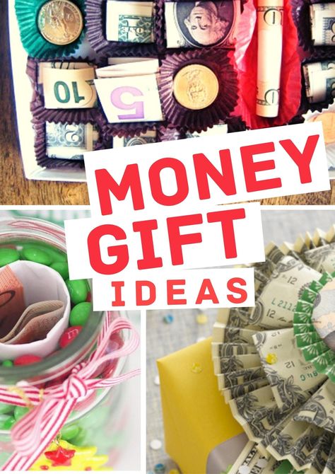 When it comes to giving money as a gift, simply handing over an envelope is about as boring as it gets. Use these clever money gift ideas to give money gifts in a way that’s both fun to give and to receive! Money Gift Ideas, Wrapping Hacks, Money Folding, Gifting Money, American Express Gift Card, Gift Card Presentation, Fun Packaging, Origami Money, Wedding Gift Money