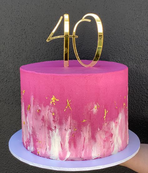 Cake 40th Birthday Woman, Barbie 40th Birthday Cake, Hot Pink 30th Birthday Cake, Pink 40th Birthday Cake, Pink Sparkle Birthday Cake, Hot Pink Glitter Cake Birthday, Abstract Cake, Birthday Cake Cupcakes, White Chocolate Mud Cake