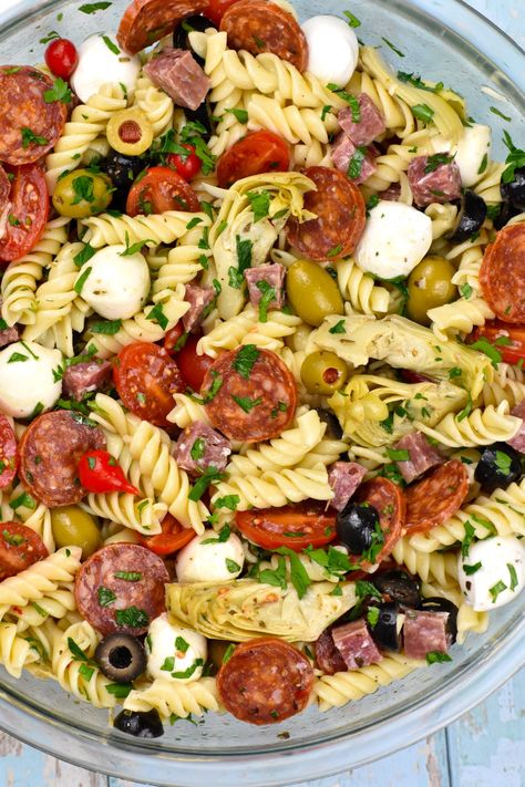 Antipasto Pasta Salad, Antipasto Pasta, Antipasto Salad Recipe, Antipasto Pasta Salads, Chicken Salads, Antipasto Salad, Meat Pasta, Antipasto Platter, Best Pasta Salad