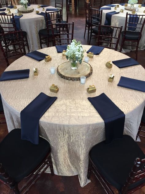 Table Cloth Setting, Navy Blue Table Cloth, Champagne Tablecloth, Linen Wedding Table, Champagne Sequin Tablecloth, Sequin Tablecloth Wedding, Rose Gold Sequin Tablecloth, Navy Blue Napkins, Gold Sequin Tablecloth